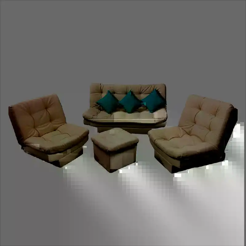 Mueble Descanso Juego De Sala Moderno Reclinable Con Sofá Cama Color Blanco Muebles Antirasguños
