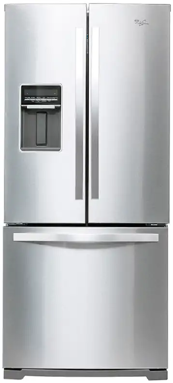 Refrigerador Whirlpool Refrigerador  20 pies cúbicos French Door de 3 puertas Gris