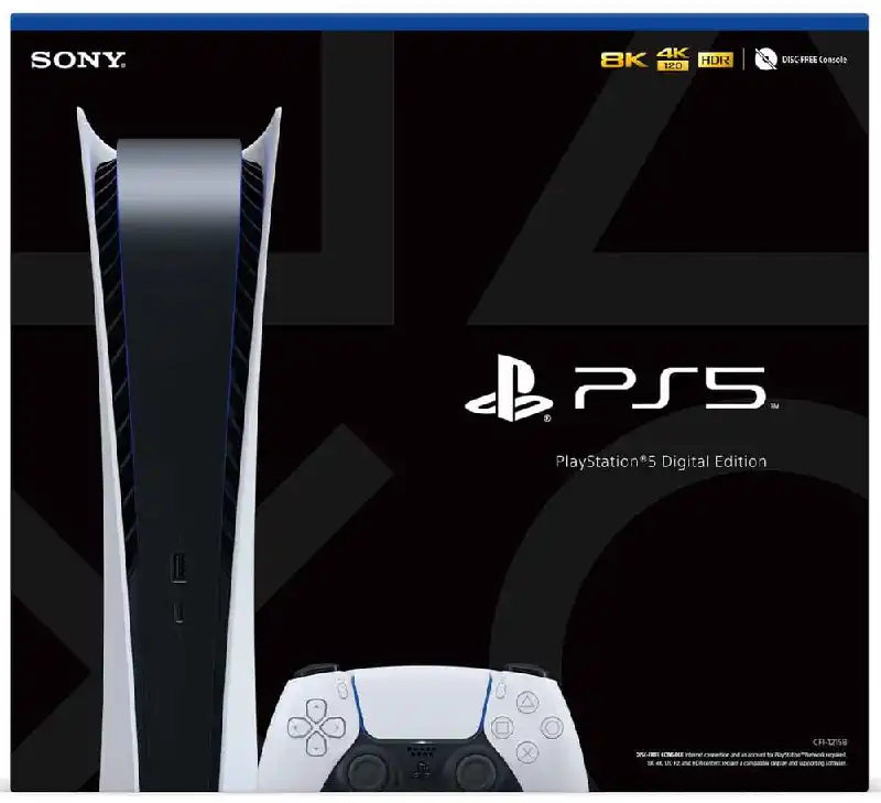 Consola Sony Consola  PS5 Hw Digital CFI-1215B Blanco