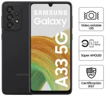 Celular Samsung Celular  Galaxy A33 5G 128GB 6GB Negro