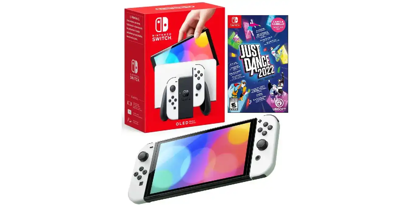 Nintendo Consola Switch Oled Blanca + Just Dance 2022 Tienda Promart
