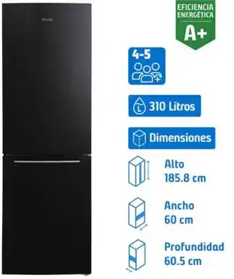 Refrigerador Winia Refrigerador frio directo bottom 310 litros