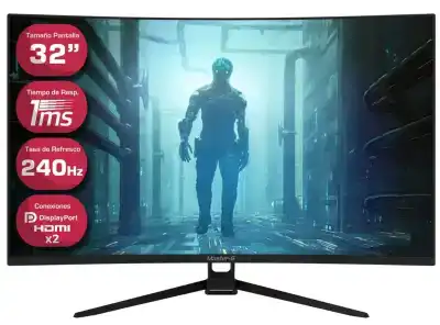 Monitor Master g Monitor Gamer Curvo Led  32" Full HD 240Hz 1Ms