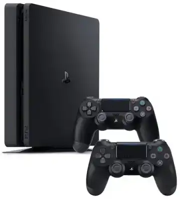 Consola Playstation Consola PS4 Slim 1TB Black + Control PS4 DualShock 4 Negro