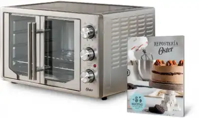 Electrodoméstico Oster Horno ®  puertas estilo francés con freidora de aire y recubrimiento antiadherente TSSTTVFDMAFNS